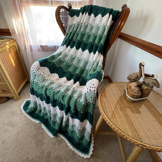 Flowline Blanket Crochet Pattern