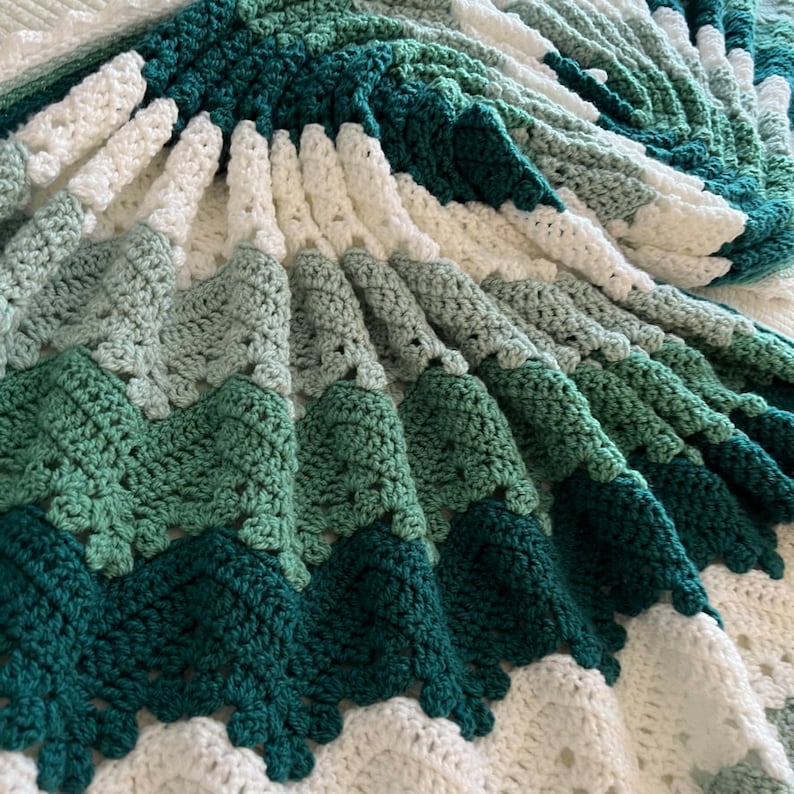 Flowline Blanket Crochet Pattern
