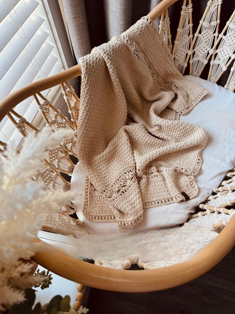 Rosabelle Blanket Crochet Pattern