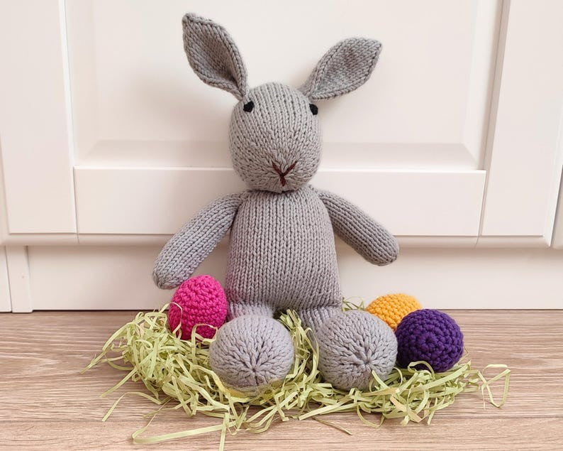 Raisin Bunny Knitting Pattern