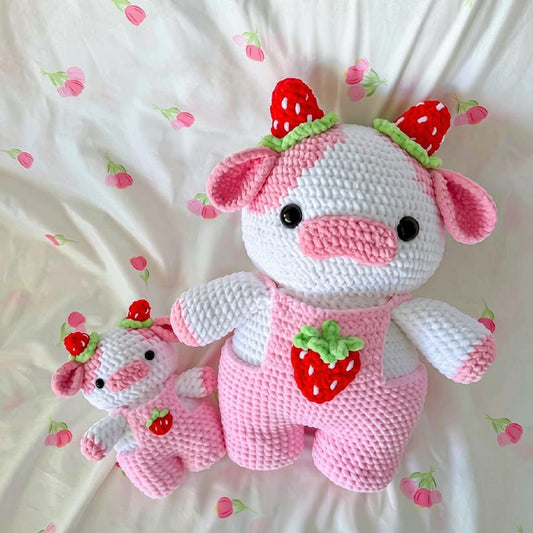 Strawberry Cow Crochet Pattern