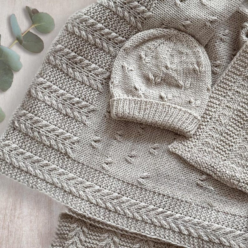 Wheatbloom Blanket Knitting Pattern