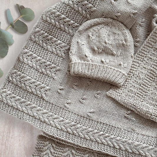 Wheatbloom Blanket Knitting Pattern