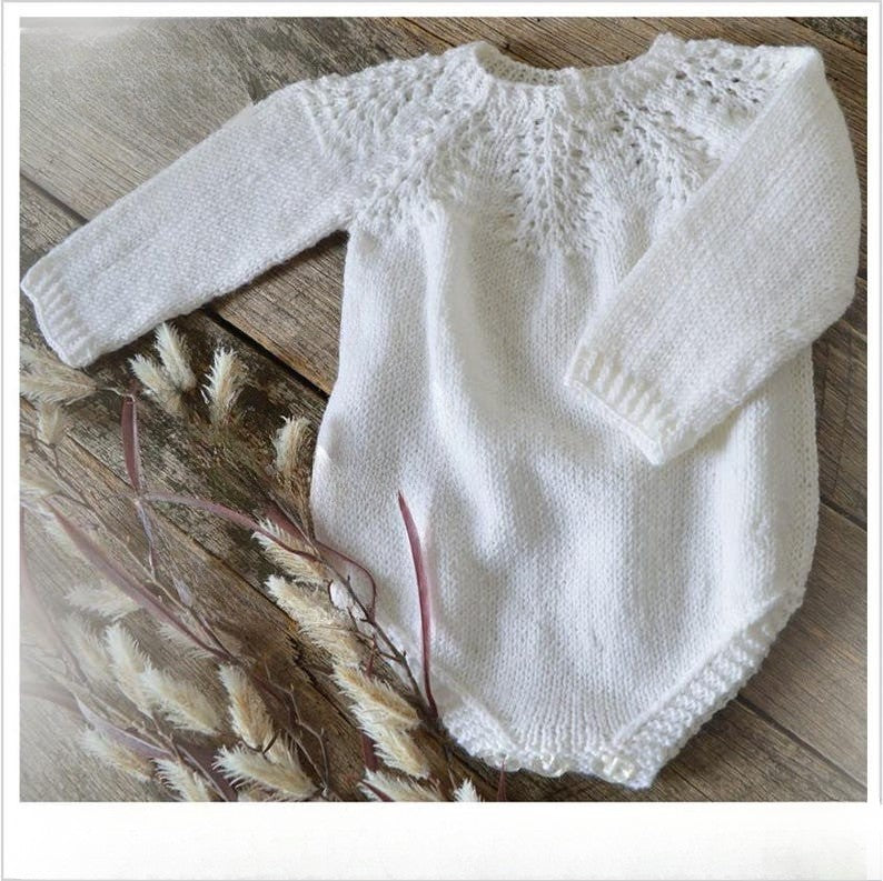 Angel Romper Knitting Pattern