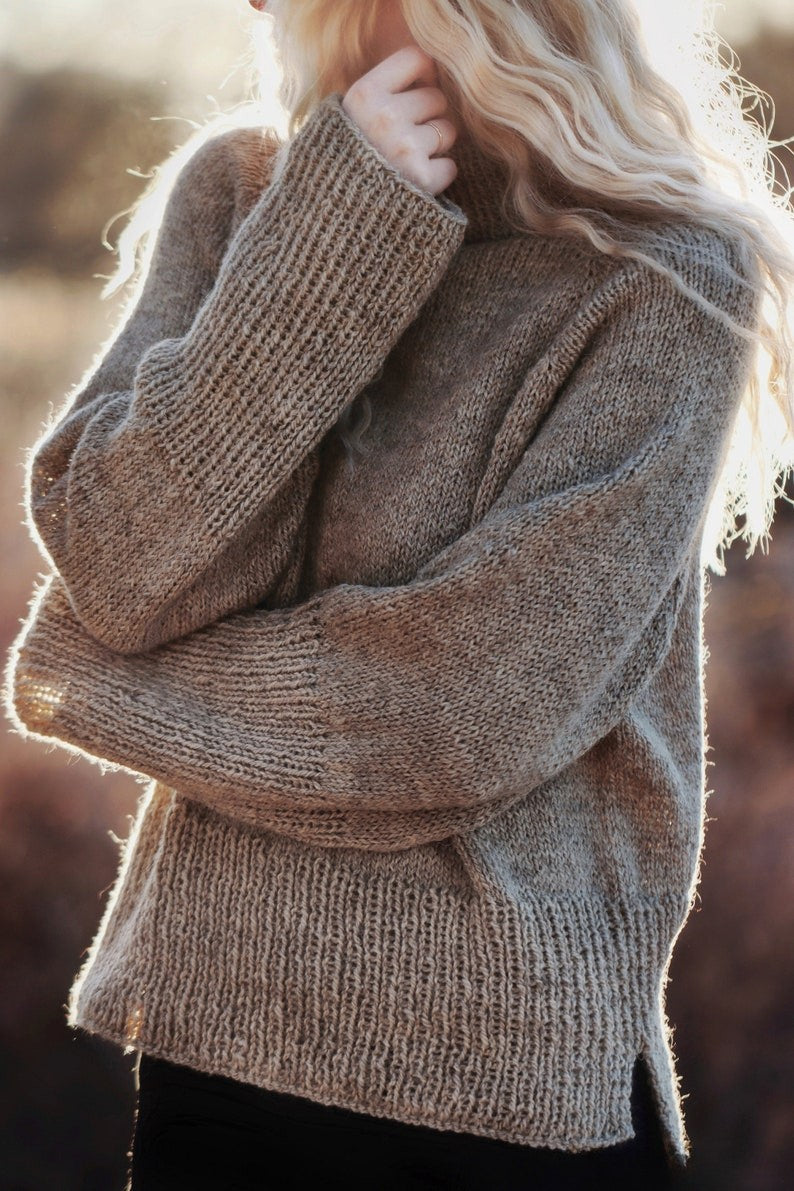 Quietude Sweater Knitting Pattern