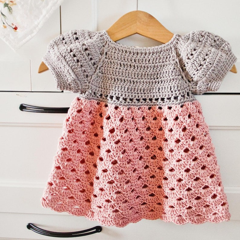 Vintage Blossom Dress Crochet Pattern