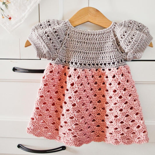 Vintage Blossom Dress Crochet Pattern