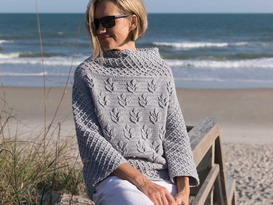 Silverleaf Sweater Crochet Pattern