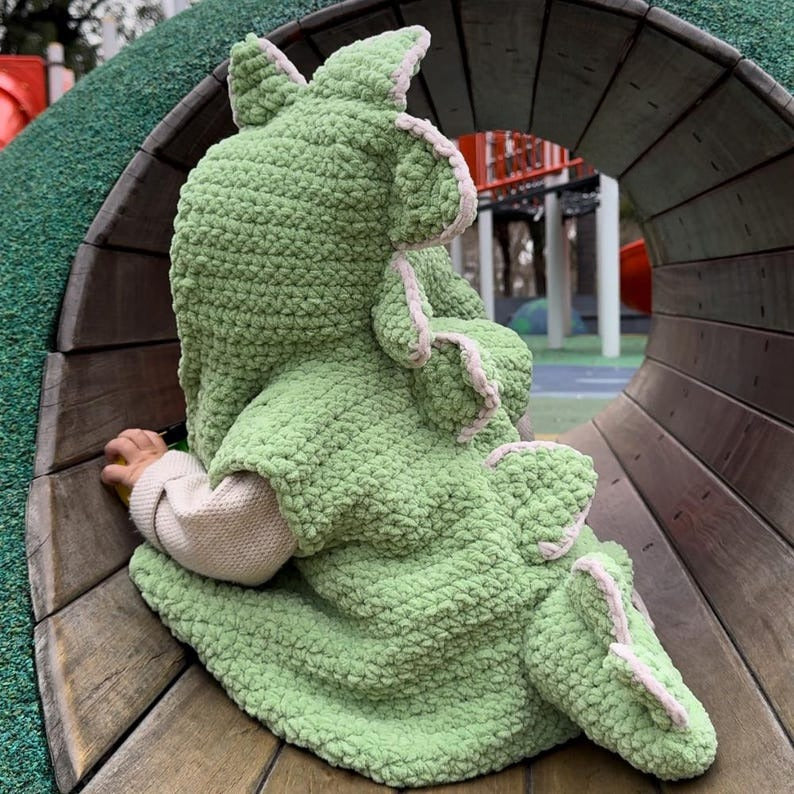 Little Dino Vest Crochet Pattern