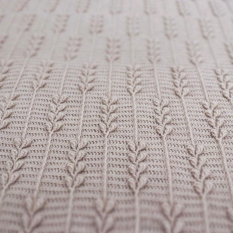 Whispering Vines Blanket Crochet Pattern