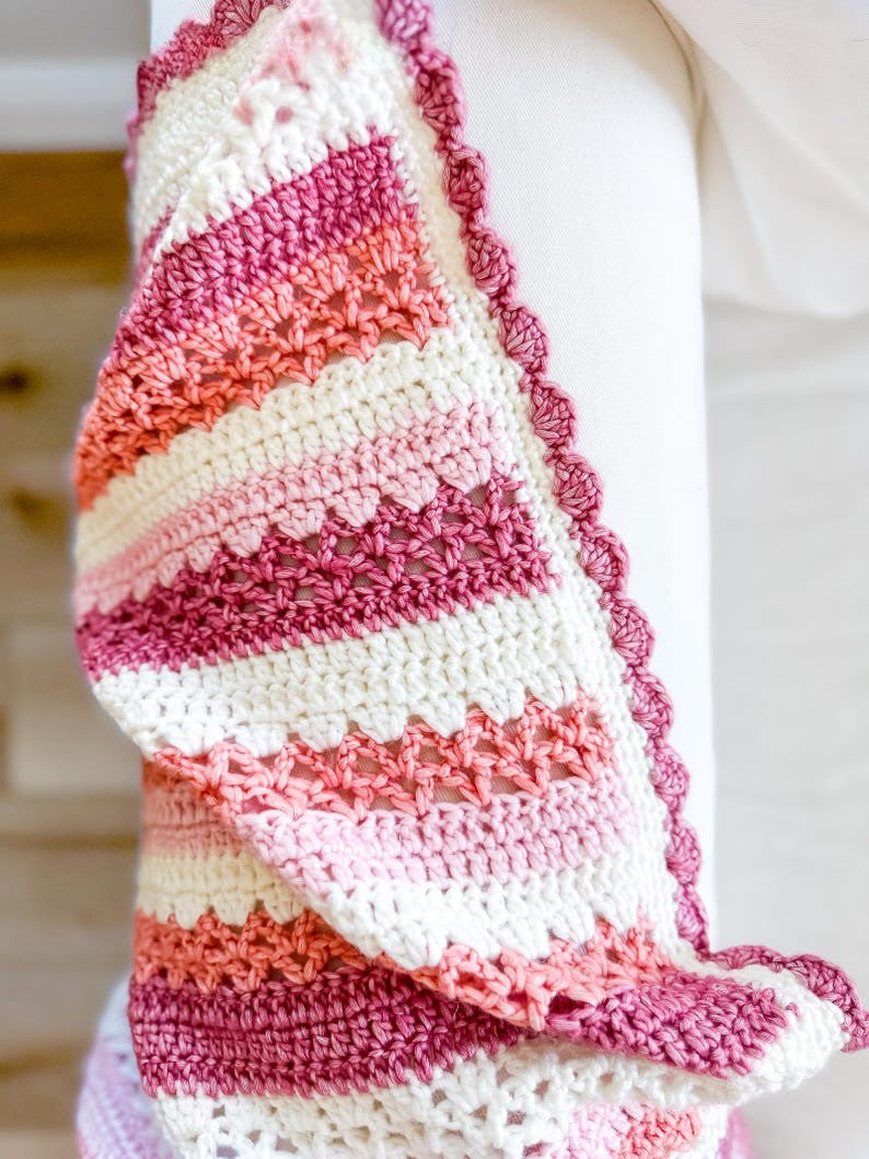 Berry Breeze Blanket Crochet Pattern