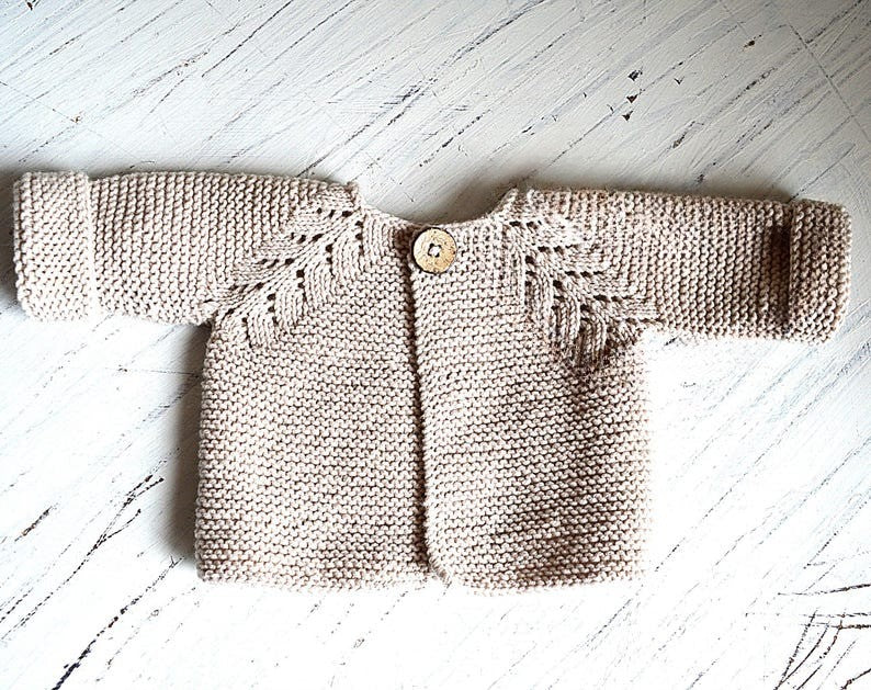 Pinecrest Baby Cardigan Knitting Pattern