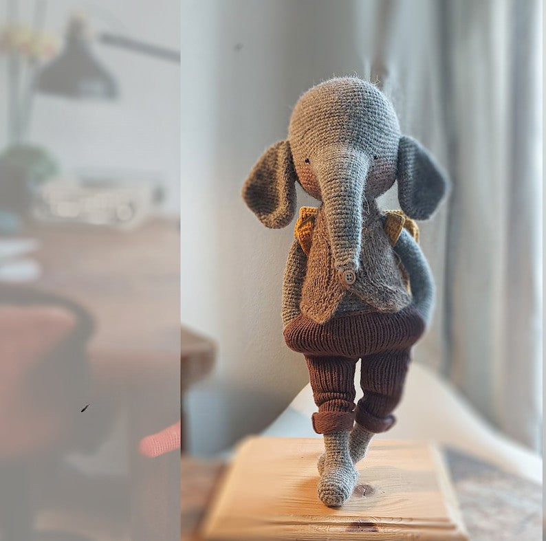 Woodland Elephant Crochet Pattern