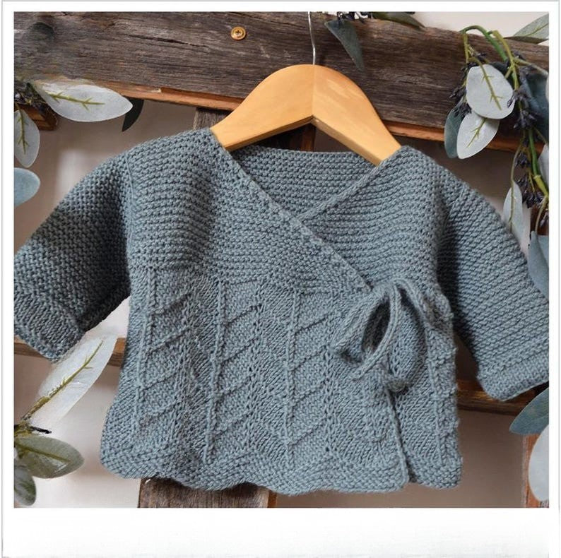Nordic Baby Cardigan Knitting Pattern