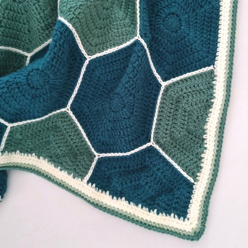 Seaglass Blanket Crochet Pattern
