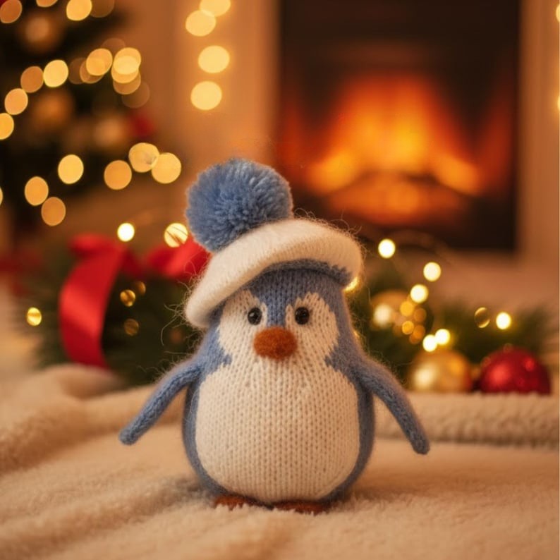 Frosty Penguin Knitting Pattern