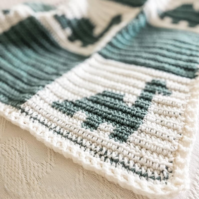 Dino Blanket Crochet Pattern