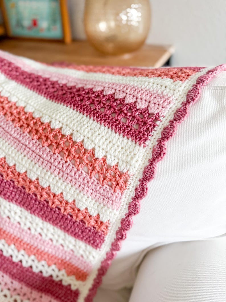 Berry Breeze Blanket Crochet Pattern