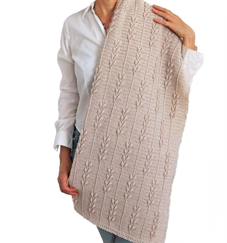 Whispering Vines Blanket Crochet Pattern