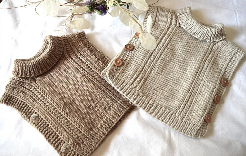 Little Cedar Vest Knitting Pattern