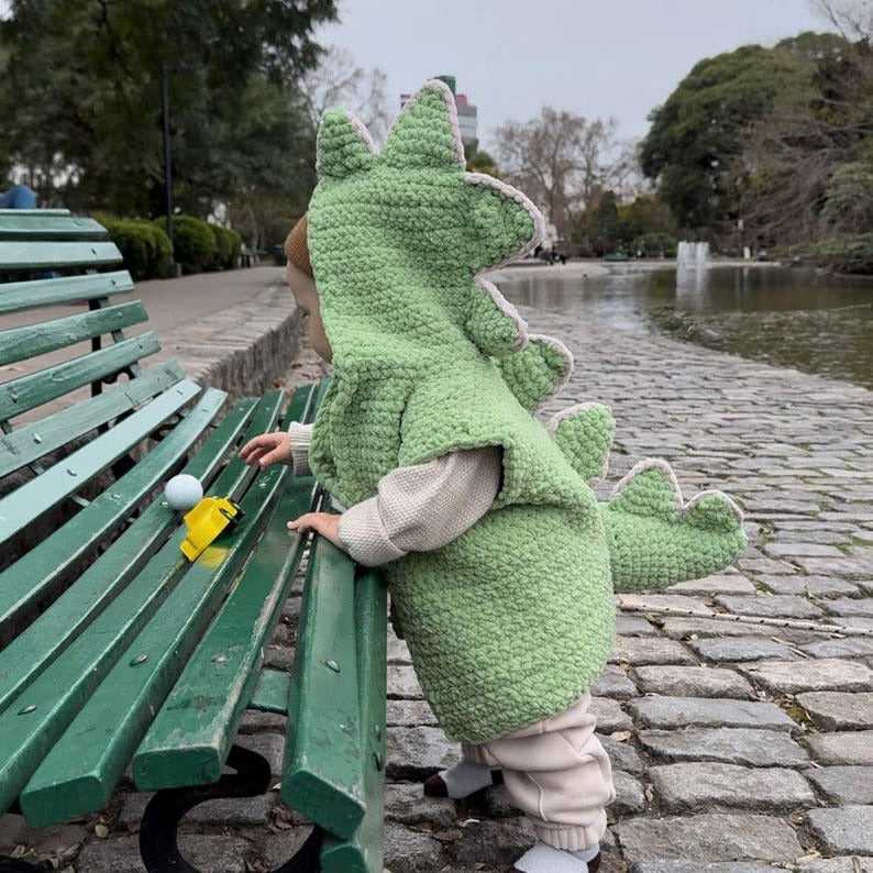 Little Dino Vest Crochet Pattern