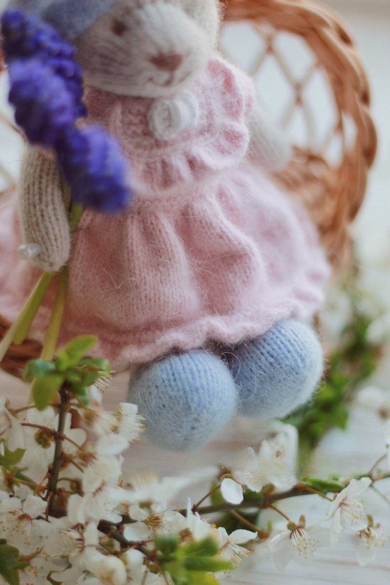 Rosy Bear Knitting Pattern