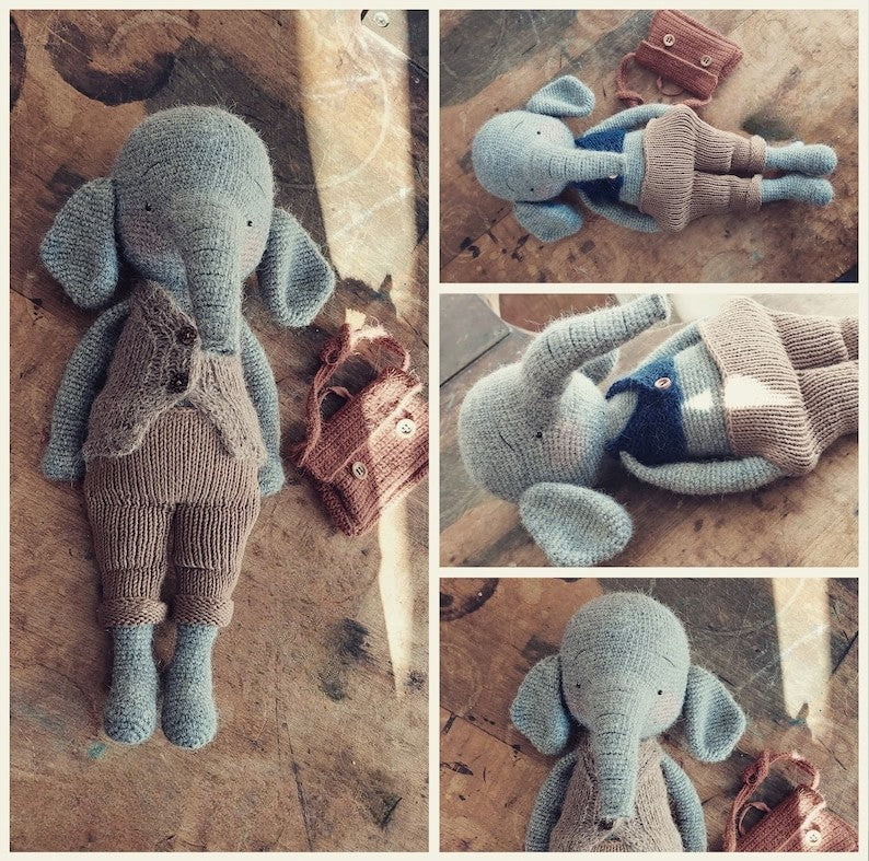 Woodland Elephant Crochet Pattern