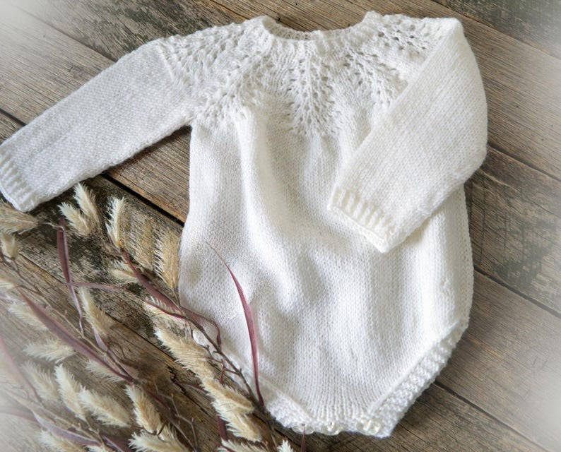 Angel Romper Knitting Pattern