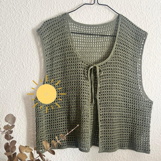 Fernveil Vest Crochet Pattern