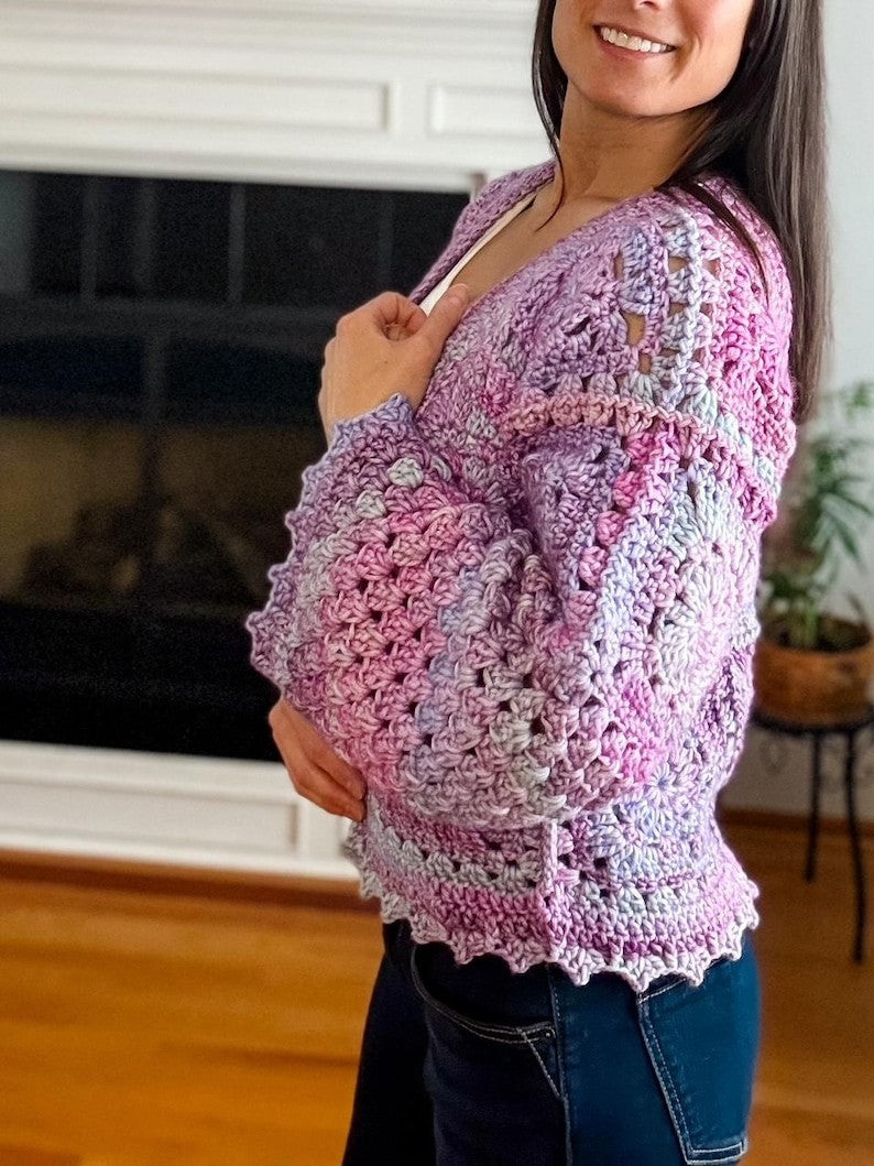 Patchwork Cardigan Crochet Pattern