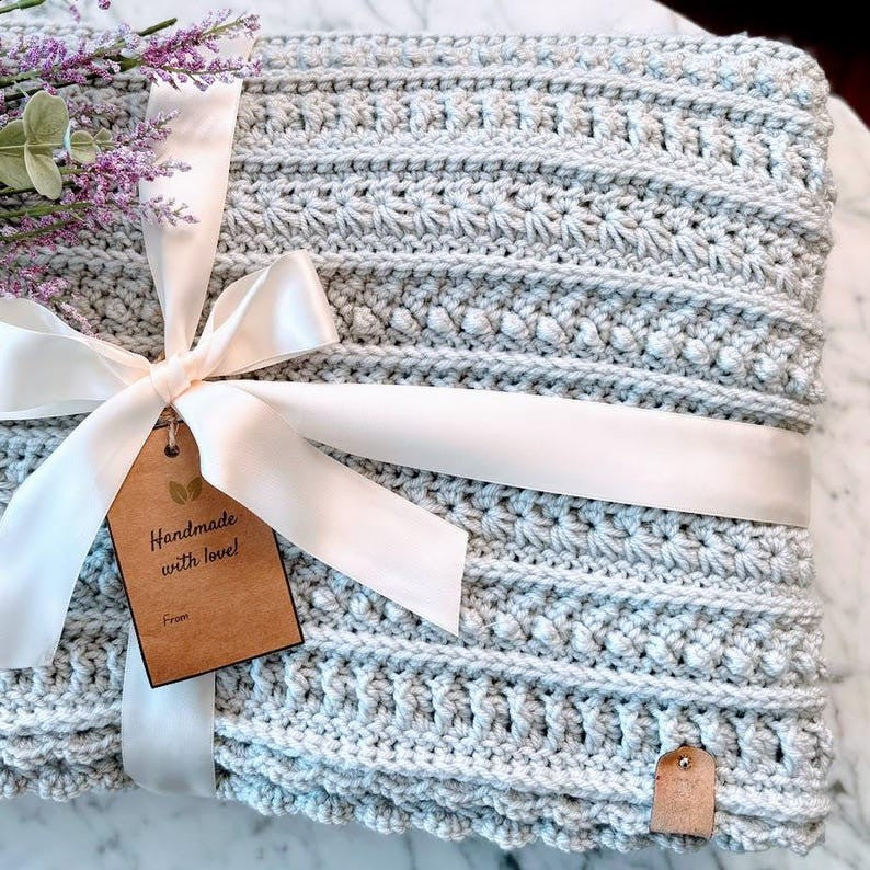Worsted Sampler Blanket Crochet Pattern