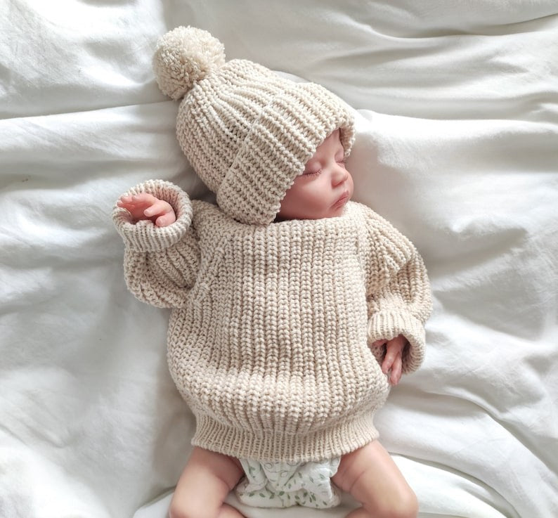 Snowbell Baby Set Knitting Pattern