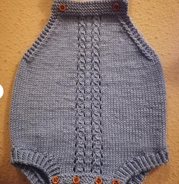 Cloud Romper Knitting Pattern