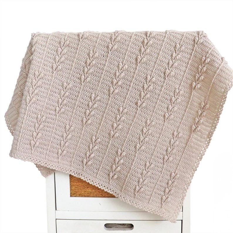 Whispering Vines Blanket Crochet Pattern