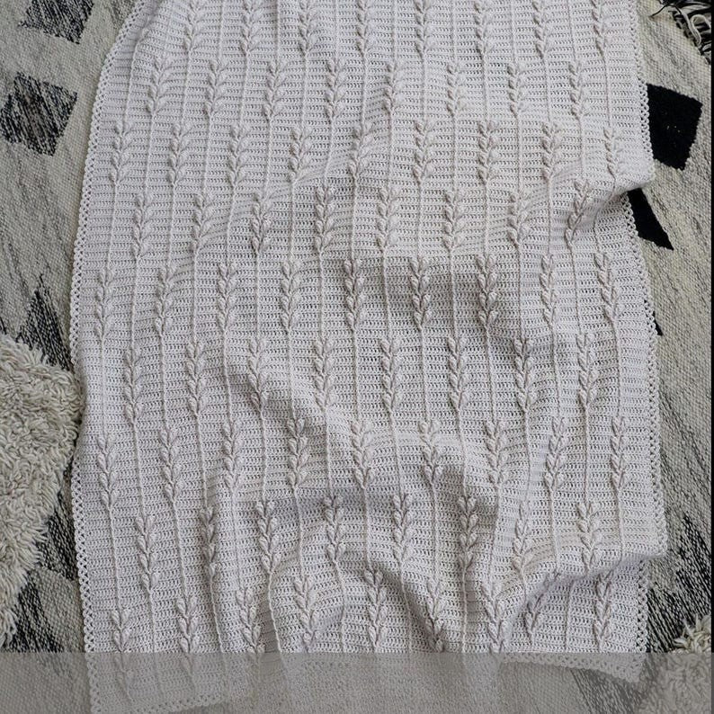 Whispering Vines Blanket Crochet Pattern