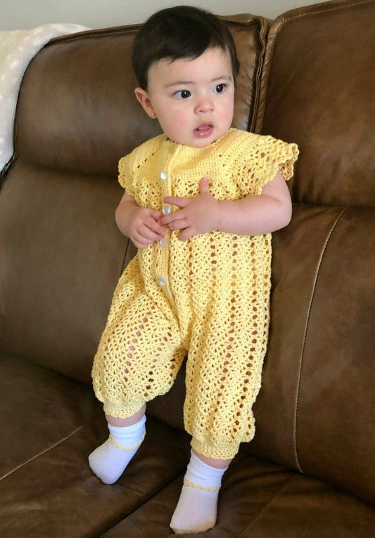 Lemon Romper Crochet Pattern