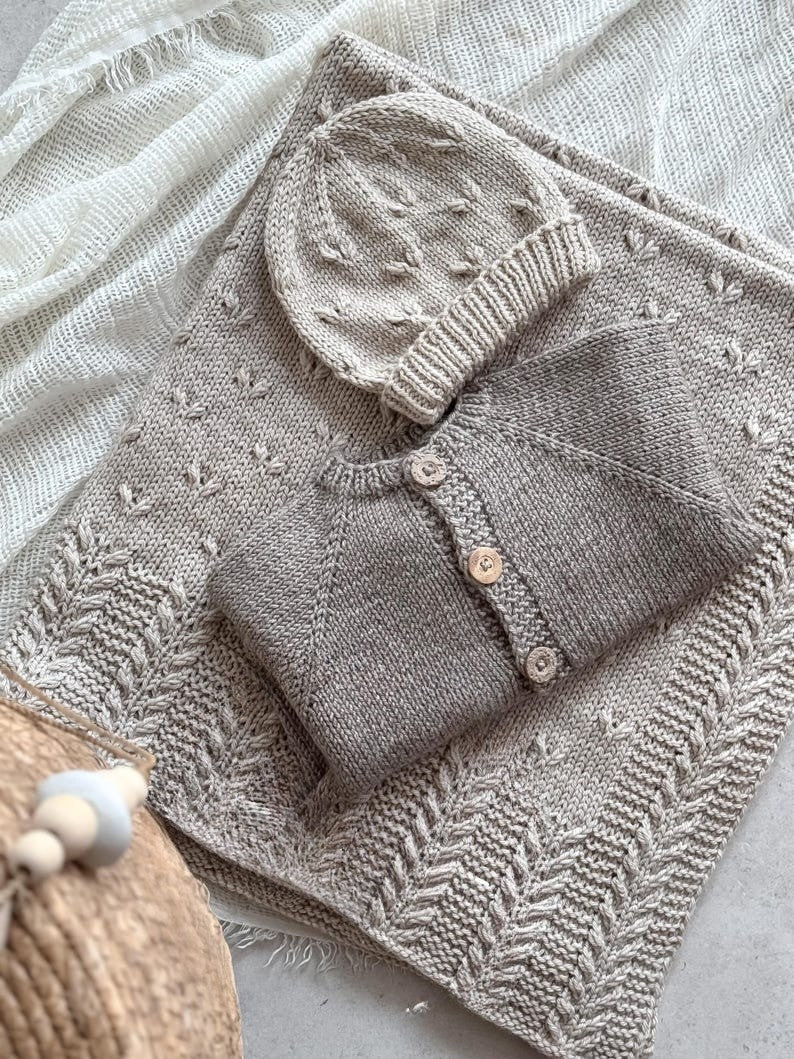 Wheatbloom Blanket Knitting Pattern