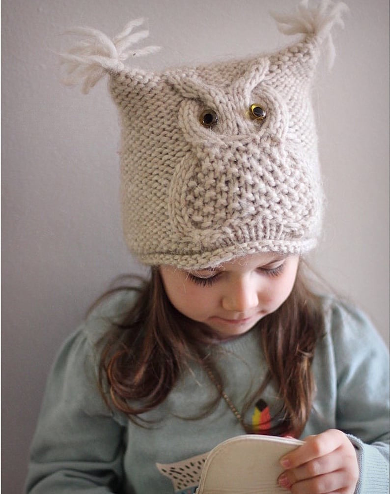 Owlet Hat Knitting Pattern