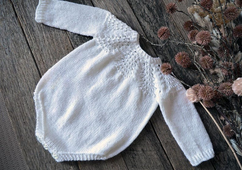 Angel Romper Knitting Pattern