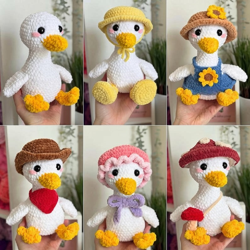 Dress-Up Goose Crochet Pattern