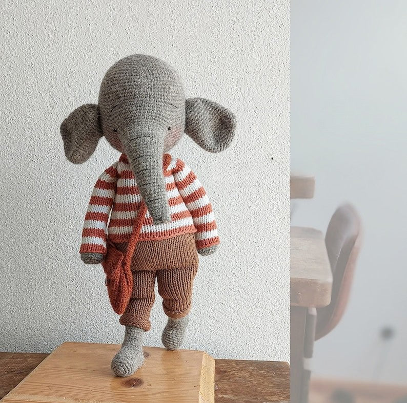 Woodland Elephant Crochet Pattern
