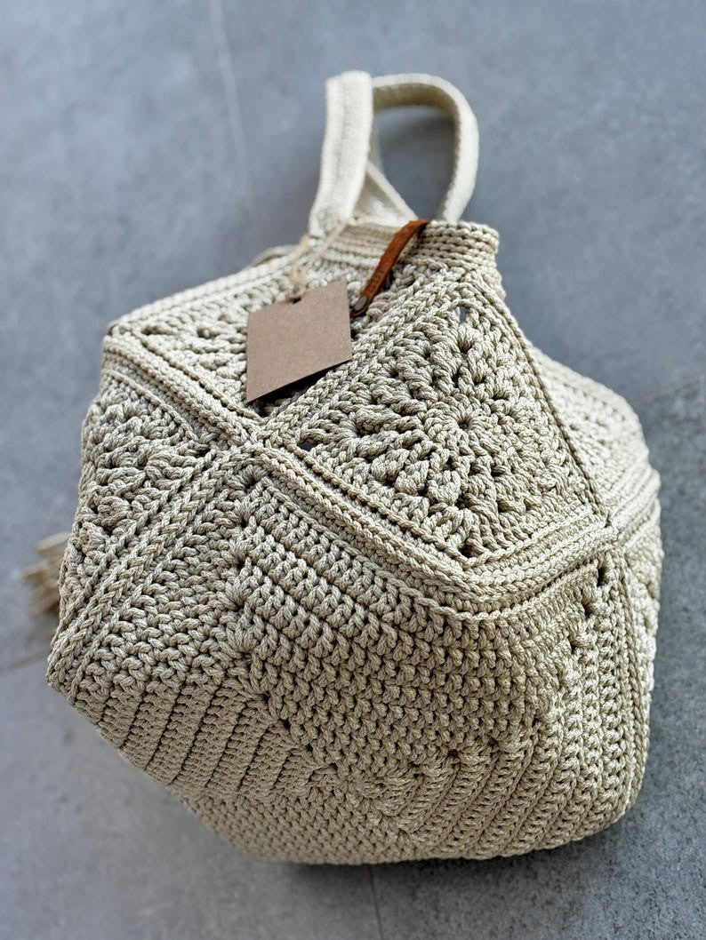 Tassel Tote Crochet Pattern