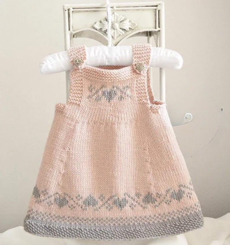 Cherish Pinafore Dress Knitting Pattern