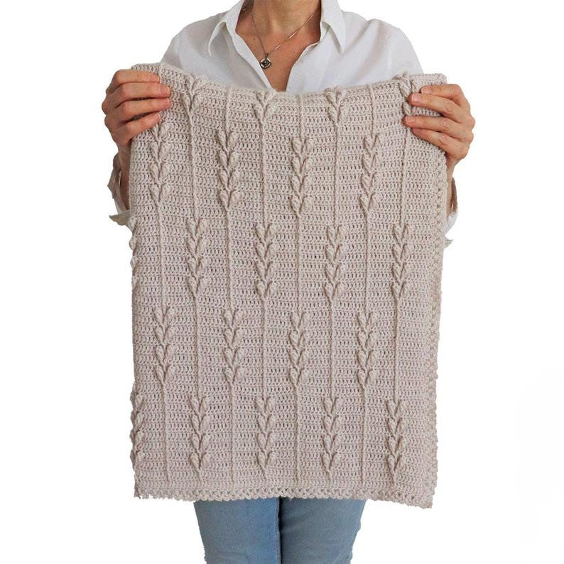 Whispering Vines Blanket Crochet Pattern