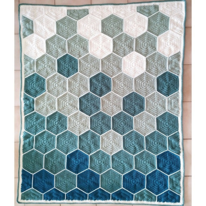 Seaglass Blanket Crochet Pattern