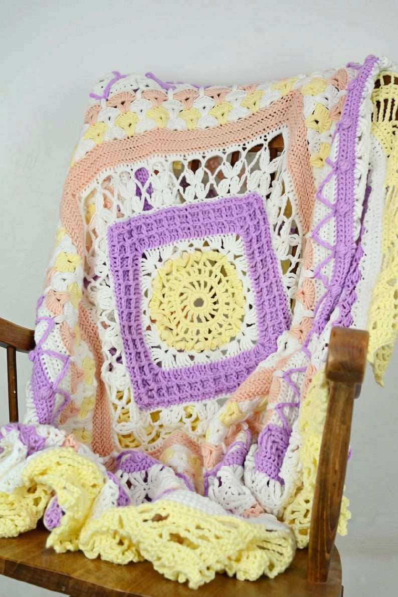 Roseveil Blanket Crochet Pattern