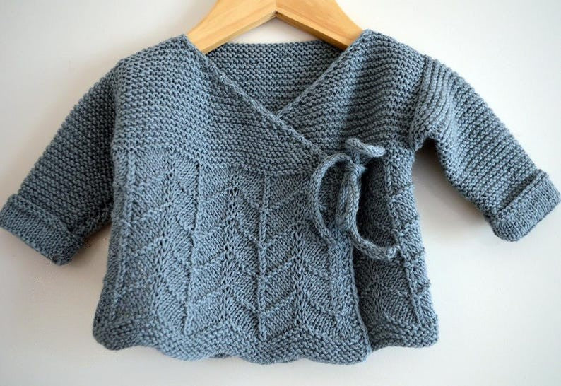 Nordic Baby Cardigan Knitting Pattern