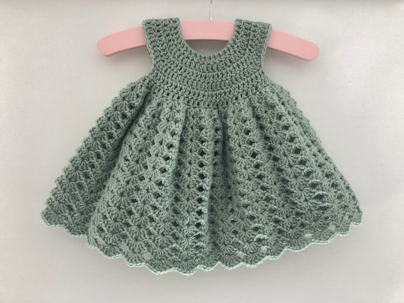 Sweet Baby Dress Crochet Pattern