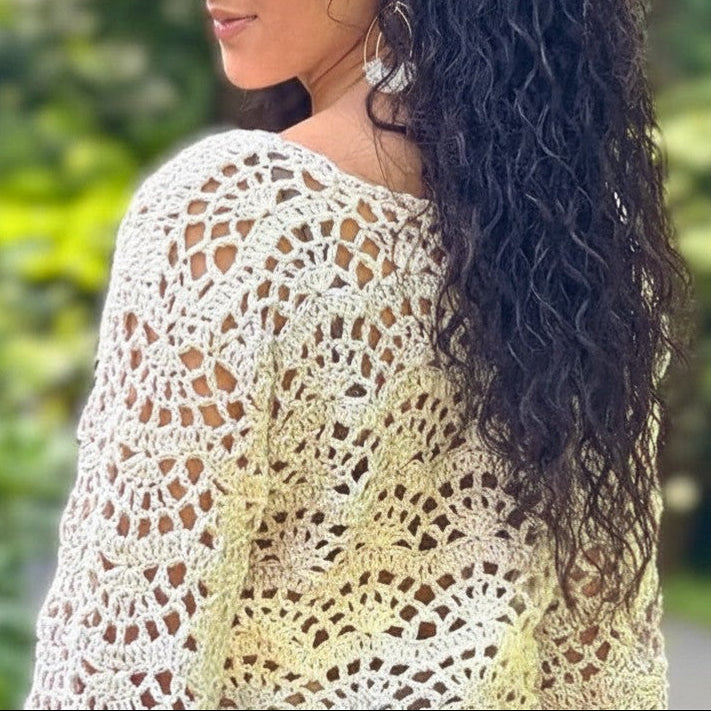 Beach Lace Sweater Crochet Pattern