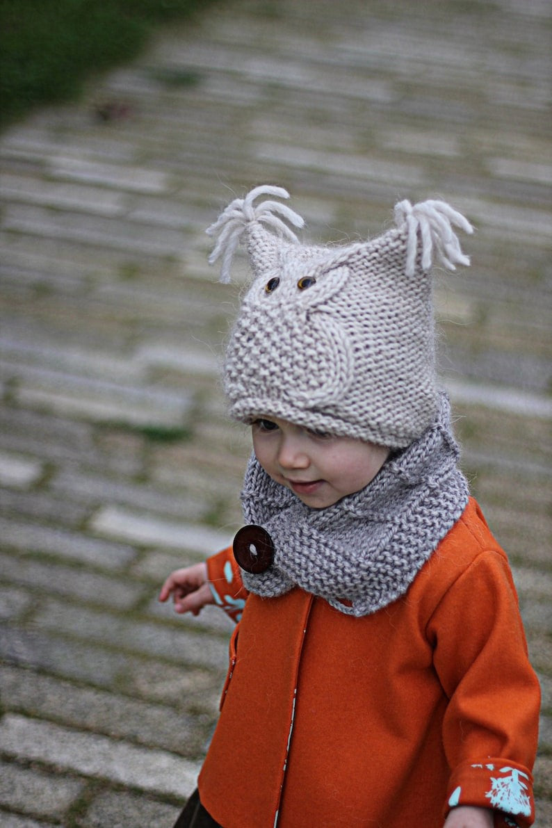 Owlet Hat Knitting Pattern